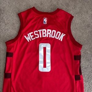 Russel Westbrook #0 Houston rockets jersey